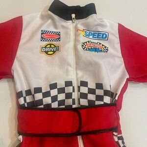 Melissa & Doug Red and White Racing Costume